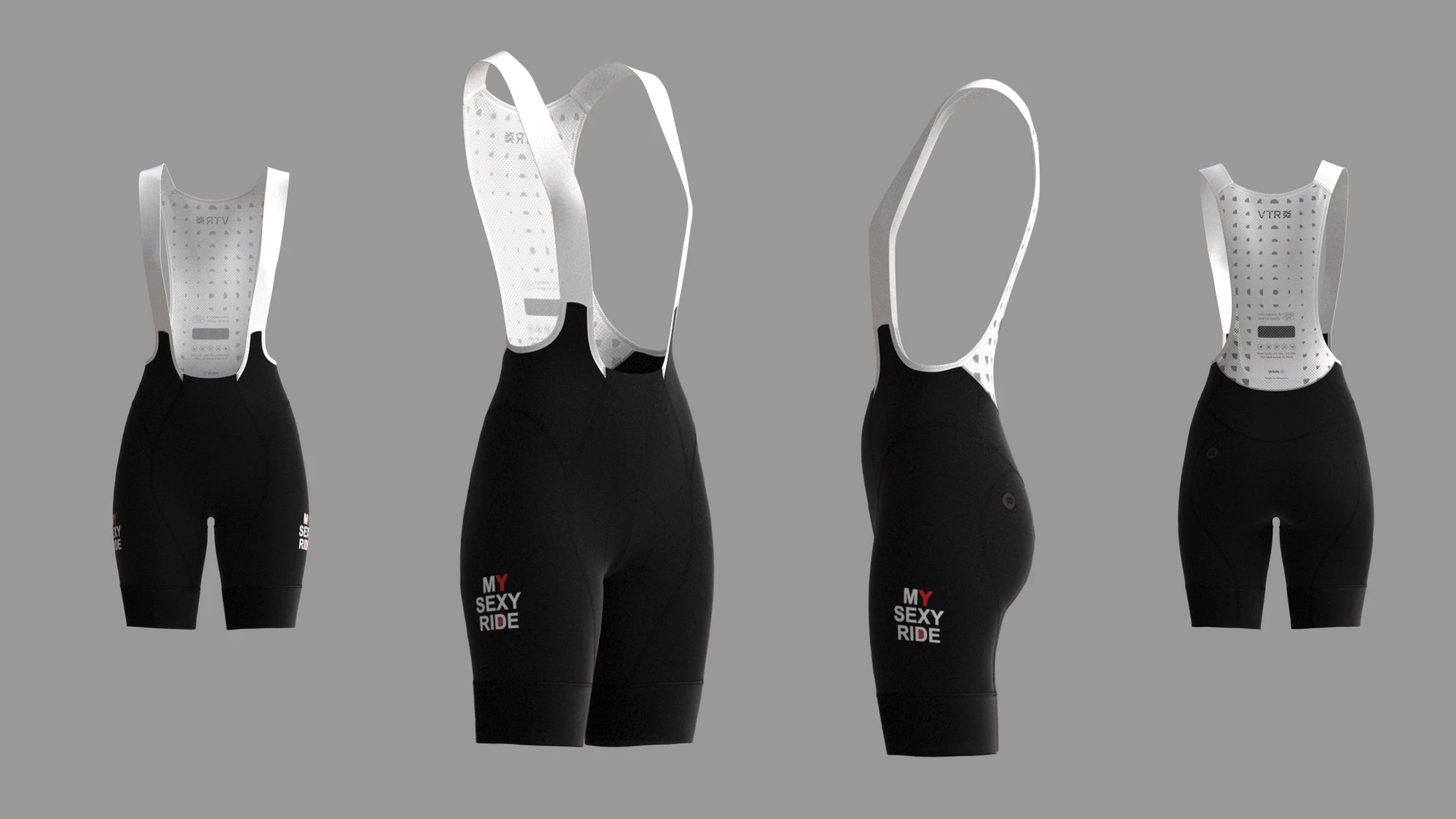 MYSP Женсикие Велотрусы с подкладкой и лямками, женская классическая модель