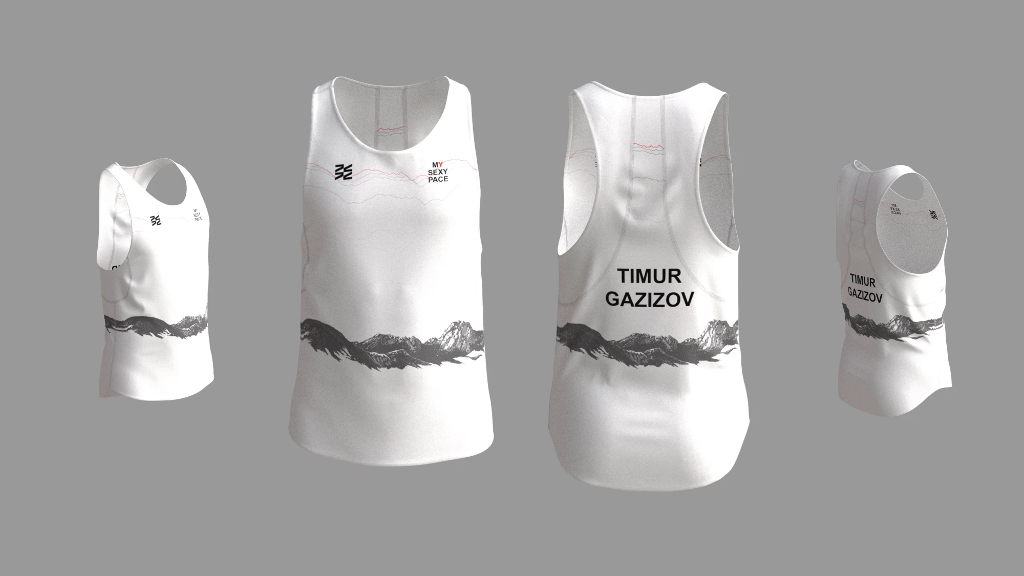 MYSP Мужская беговая майка